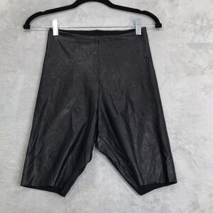 Commando Faux Leather Bike Shorts Size M NWOT